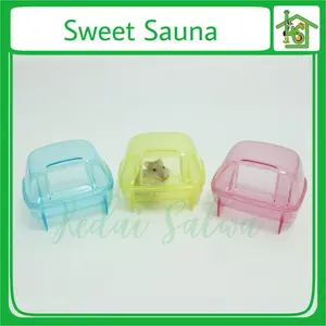 Sauna tempat mandi hamster bonus pasir mandi