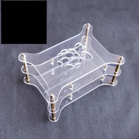 Gambar Stacked Shell Cluster Acrylic Material For Raspberry Pi B/B+ 2 Layer - Hitam Pekat dari raftechbandung Kota Bandung 1 Tokopedia