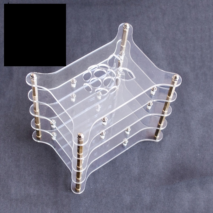 Gambar Stacked Shell Cluster Acrylic Material For Raspberry Pi B/B+ 4 Layer - Bening dari raftechbandung Kota Bandung Tokopedia