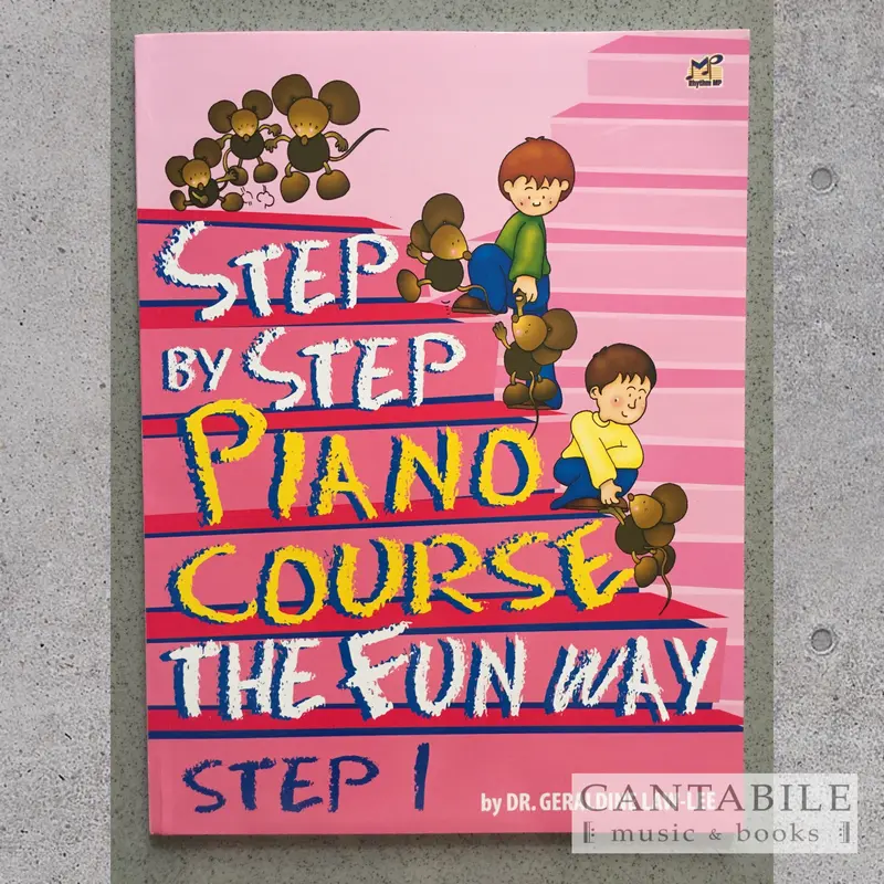 Buku Step By Step Piano Course The Fun Way Step 1-4 0