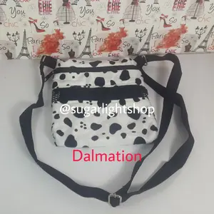 Bonding Pouch Dalmation Tas Jalan Hewan Kecil Sugar Glider, Tupai