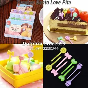 Food pick Love / Tusukan Bento Love Pita / Tusukan Buah