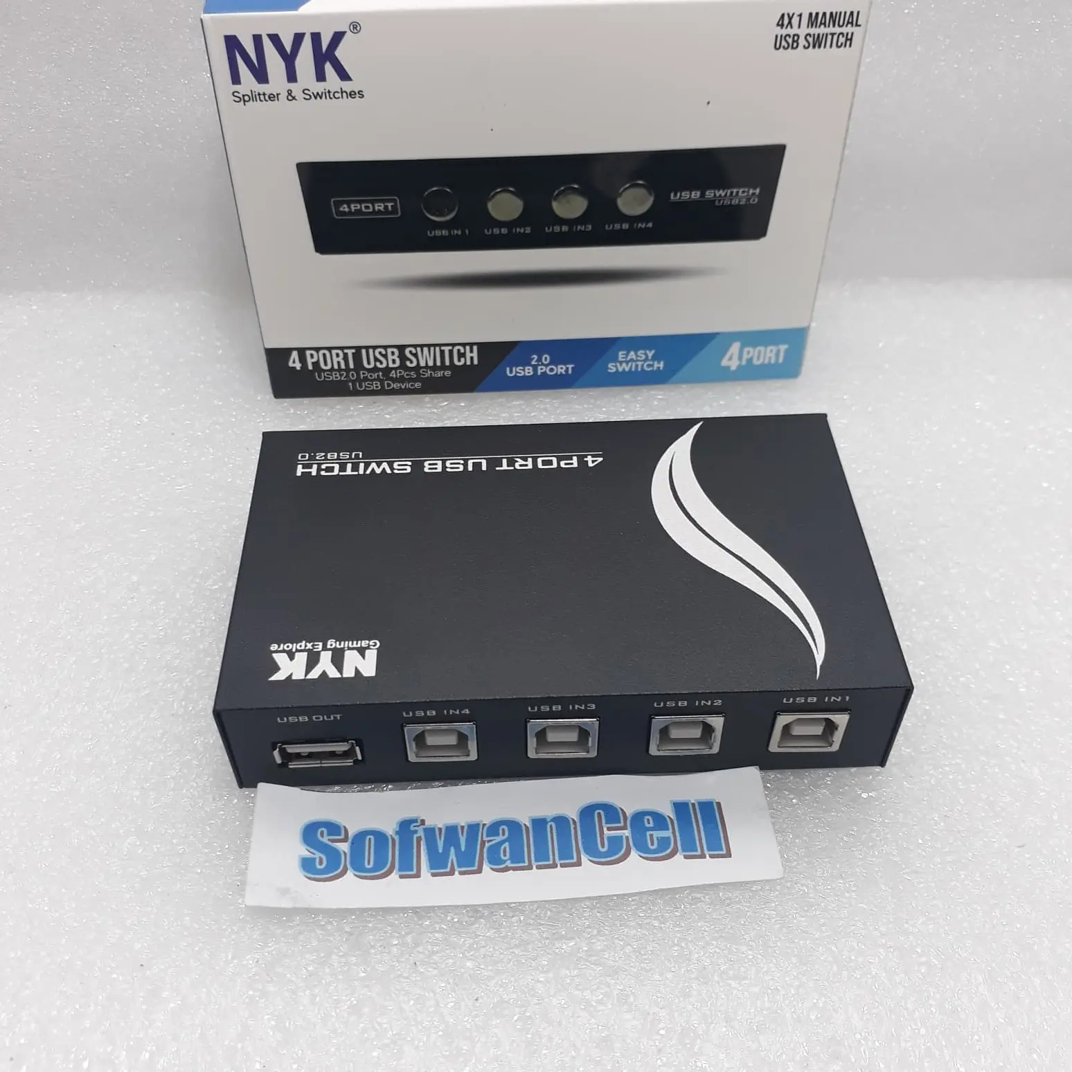 ALAT PARAREL 4 KOMPUTER / PC / LAPTOP TO / KE 1 PRINTER (MANUAL) NYK