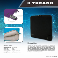 Gambar Tucano Skin Charge Up Sleeve For Macbook 15" (BFCUPMB15) | Sleeve Macbook 15 Inch | Tas Laptop 15 Inch | Tas Macbook 15 Inch | Sleeve MacBook |  Laptop sleeve case | Macbook sleeve | Pelindung Laptop | Laptop Bag - Red dari Tucano Official Store Kota Administrasi Jakarta Pusat 3 Tokopedia