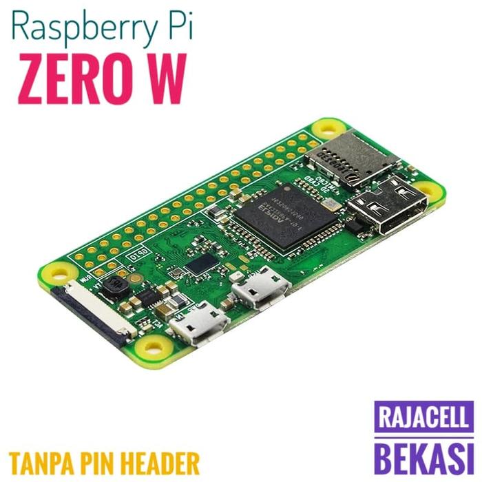 Jual New Raspberry Pi ZERO W WH 1Ghz Original Wifi Bluetooth TANPA PIN ...