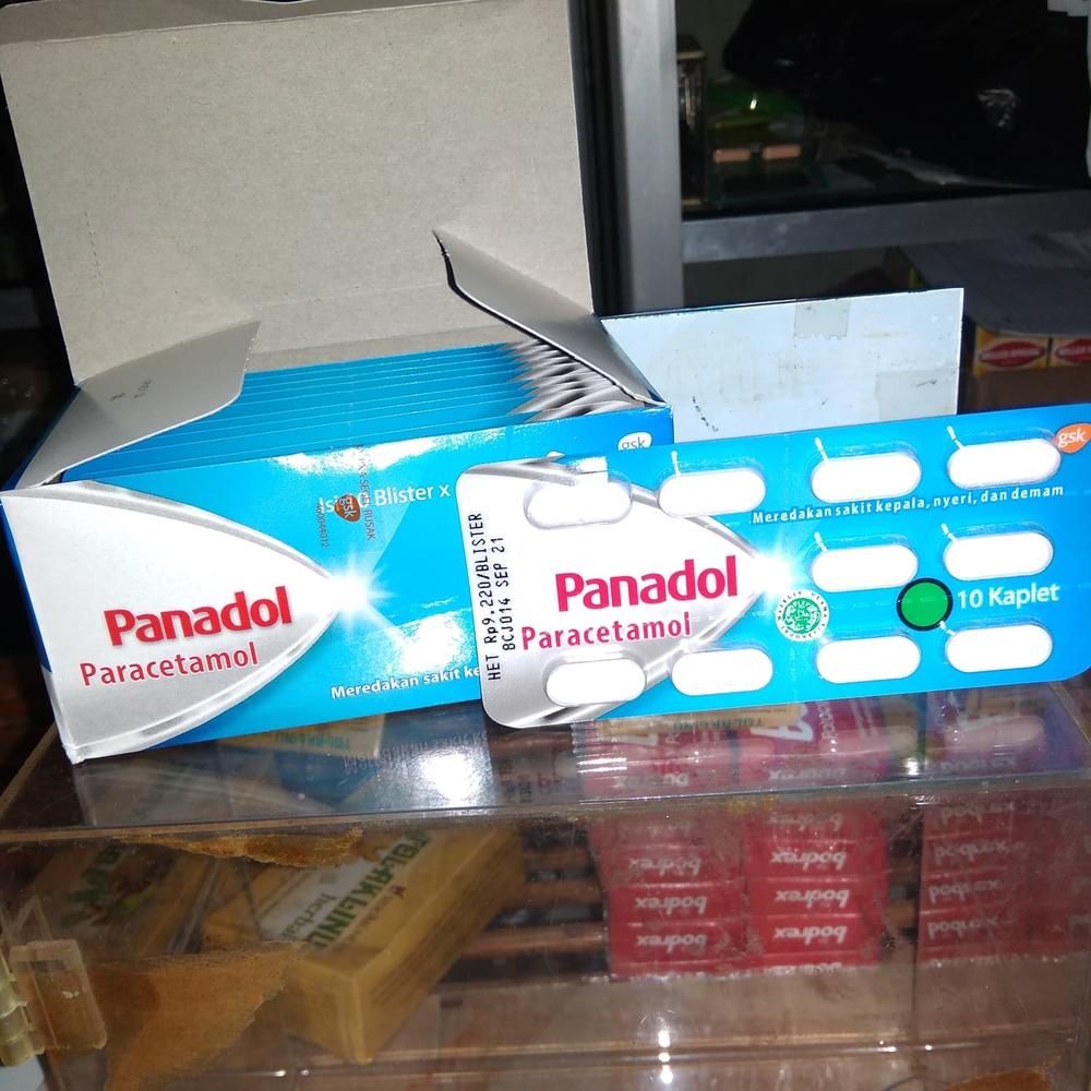 panadol biru 1 strip 10 tablet