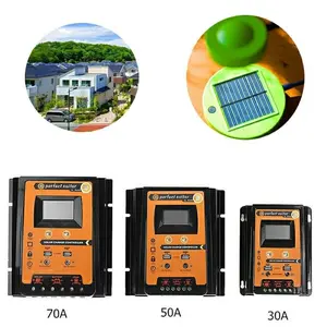 mppt 50A solar power tracker solar panel panel surya charger 12v/24v