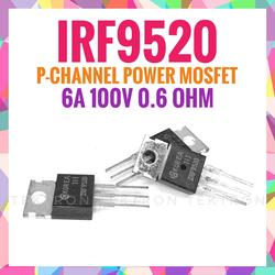 10 Pièces Transistors IRF9520 TO-220 6A 100V - Neuf, Origine Chine