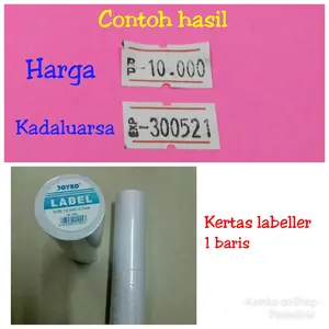 Kertas untuk isi alat cetak label harga merk bandrol price labeller