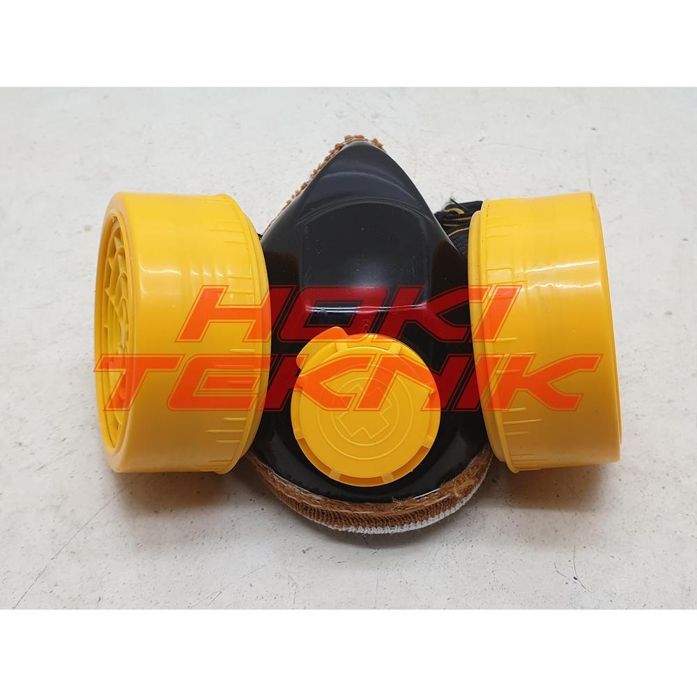 Masker Respirator/Gas/Industrial/Kimia/Anti Polusi Double Filter