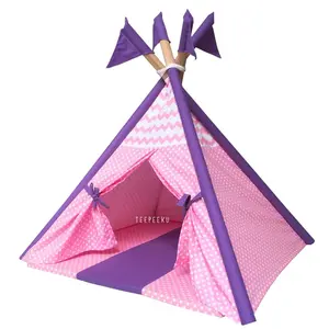 Polka Pink Pet Tent [MEDIUM SIZE - Custom Mattress]