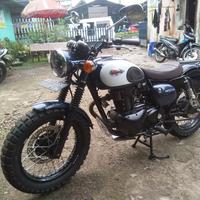 Gambar skitplat pelindung mesin Kawasaki Estrella w250 new dari Djmcustom Kota Administrasi Jakarta Selatan 1 Tokopedia