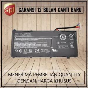 BATERAI untuk ACER V15 NITRO ASPIRE VN7-571 VN7-591 VN7 -791 AC14A8L BLACK