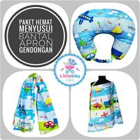 Gambar Paket Kado 3pc Bantal Menyusui - Gendongan - Apron - Segitiga - AM 09 dari Aurel Babyshop Kota Tangerang Selatan 1 Tokopedia