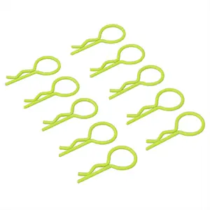 CPV YELLOW MEDIUM-RING BODY CLIPS (10PCS) #59906Y
