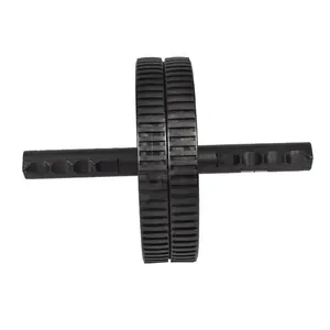 Iron Gym Dual Ab Wheel - Hitam
