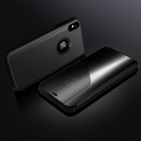 Gambar Flip CLEAR View Standing Stand Cover Mirror Case Iphone XS Max XSMax dari redAngus ID Kota Administrasi Jakarta Utara 3 Tokopedia