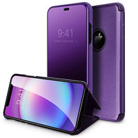 Gambar Flip CLEAR View Standing Stand Cover Mirror Case Iphone XS Max XSMax dari redAngus ID Kota Administrasi Jakarta Utara 1 Tokopedia