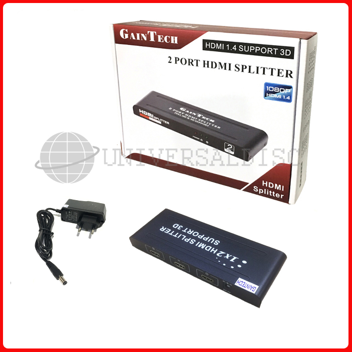 Jual HDMI Splitter 2 Port Gaintech - Jakarta Pusat - Universal disc ...