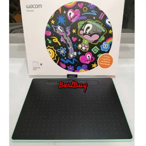 Wacom Intuos Medium CTL-6100WL Bletooth (Pistachio Green)/(Hitam)