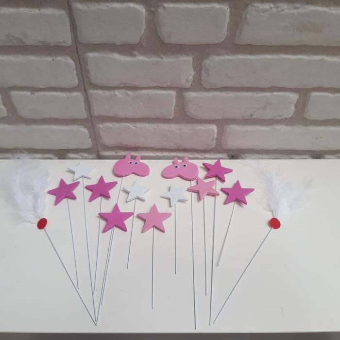 Gambar SALE OBRAL HAPPY BIRTHDAY TOPPER PEPPA PIG PINK HIASAN KUE UKTAH MERAH dari MadisonShop Kota Administrasi Jakarta Barat Tokopedia