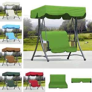 Outdoor Garden Swing Bench Hammock Canopy Waterproof Top Cover