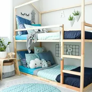 Tempat Tidur Tingkat Anak Minimalis , Divan Tingkat Bentuk Rumah ,, Harga Terjangkau