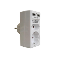 Gambar SECURIGUARD Dual USB 2.1A Powerplug VDE+ EU dari Asiadigi Official Store Kota Administrasi Jakarta Barat 2 Tokopedia