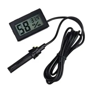 Mini Thermometer Higrometer dengan Kabel Sensor