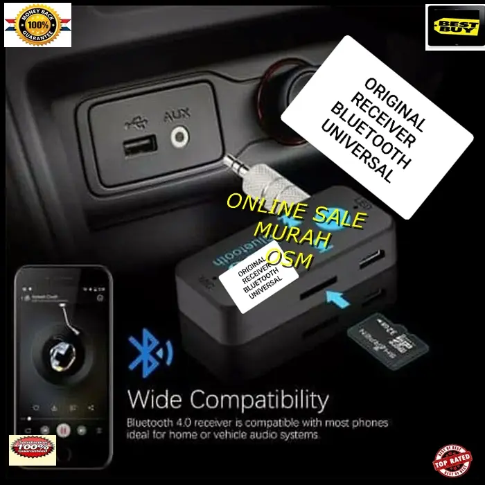 J129 receiver bluetooth musik original music car audio sound aux cas 1