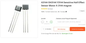 A3144 OH3144 Y3144 Sensitive Hall Effect Sensor Motor A 3144 magnet