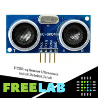 Gambar Sensor Ultrasonik HCSR 04 HC-SR04 SR04 ULTRASONIC DISTANCE MEASURING TRANSDUCER SENSOR dari Freelab Jakarta Kota Administrasi Jakarta Pusat 1 Tokopedia