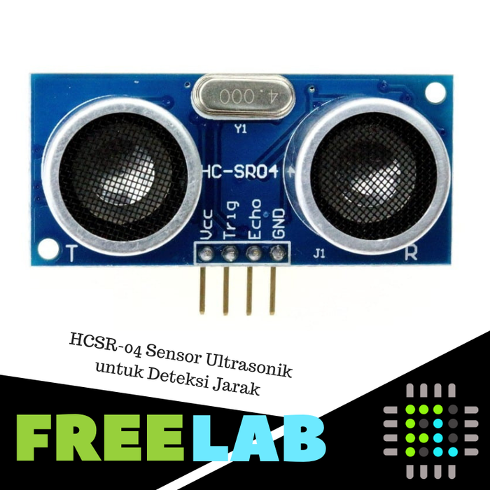 Gambar Sensor Ultrasonik HCSR 04 HC-SR04 SR04 ULTRASONIC DISTANCE MEASURING TRANSDUCER SENSOR dari Freelab Jakarta Kota Administrasi Jakarta Pusat Tokopedia
