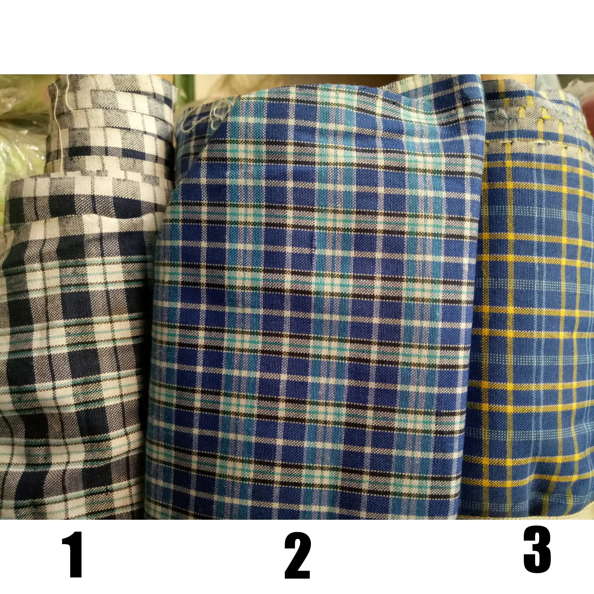 BAHAN KAIN YANDED YANDET KEMEJA KOTAK-KOTAK /BAHAN KAIN KEMEJA PRIA