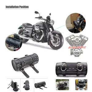 Tas kulit motor tas perkakas kunci motor kulit tas kulit serbaguna