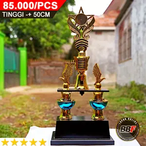 Piala 2 kaki murah tinggi 50 cm