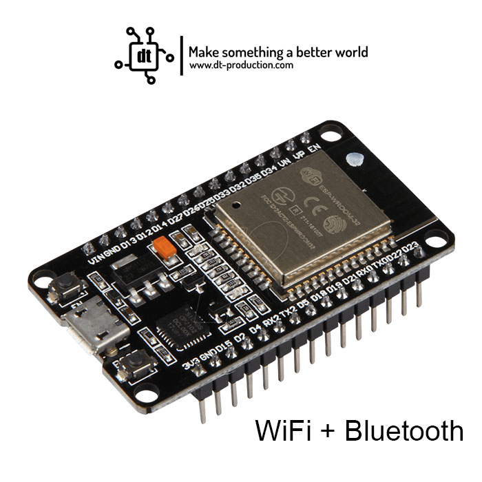 Gambar ESP32 / ESP-32 Development Board Ultra-Low Power dari DT Production Kota Manado Tokopedia
