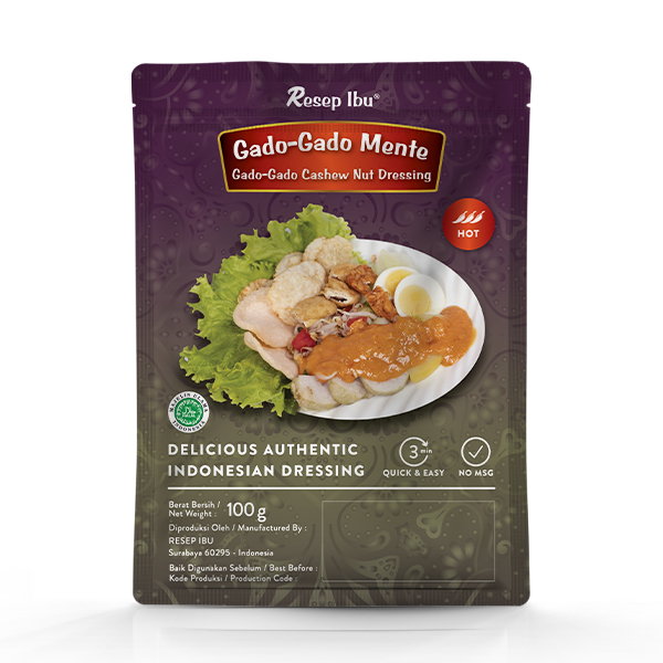 Gambar Resep Ibu Bumbu Gado-Gado Mente Pedas 100g dari Resep Ibu Surabaya Kota Administrasi Jakarta Selatan Tokopedia