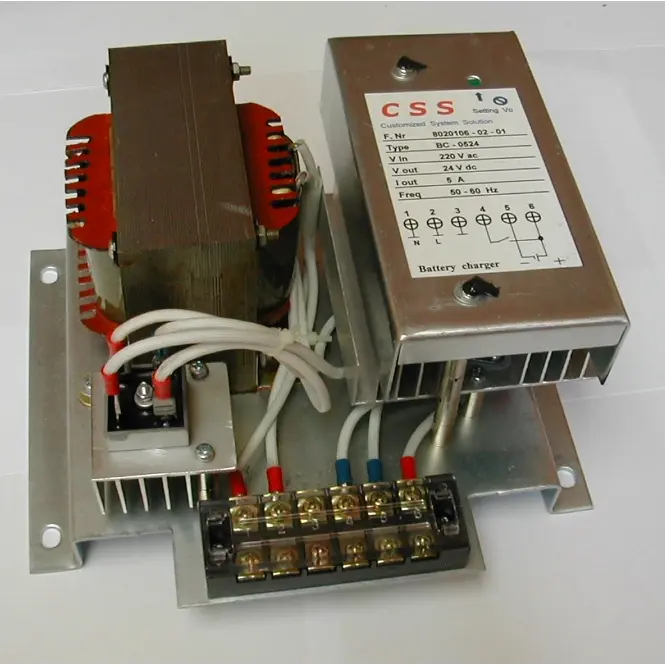 BC0512 - CSS Charger aki genset, fire hydrant, tipe BC 0512, 1 phase 5 A 12 Vdc untuk otomatisasi Genset
