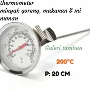 THERMOMETER MASAK MEKANIK ALAT UKUR SUHU PANAS MINYAK GORENG SERBAGUNA