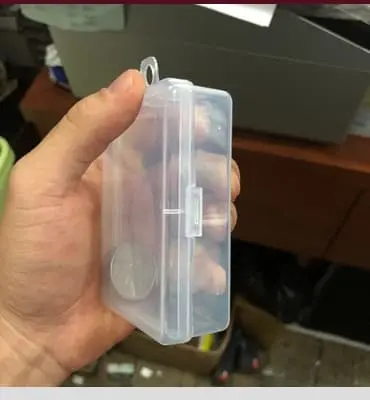 kotak box plastik serba guna kartu nama ATM, klik BCA Mandiri, benang 1