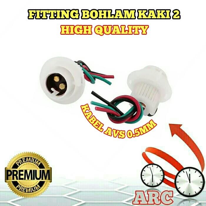 Gambar Fitting Bohlam - Socket Lampu Kaki 2 dari arc.shop Kota Administrasi Jakarta Barat Tokopedia