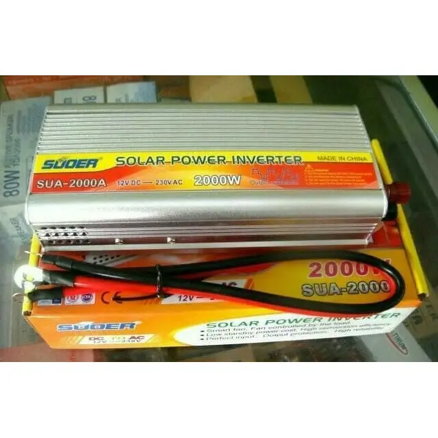 ORIGINAL Solar Power Inverter 2000W Merk Suoer 2000W ORIGINAL