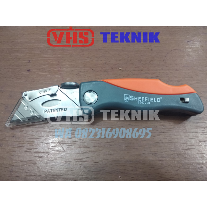 Jual SHEFFIELD FOLDING UTILITY KNIFE CUTTER PISAU MULTIFUNGSI - Kota ...