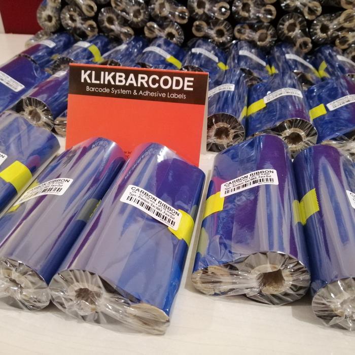 Gambar 110mmX75m BARCODE RIBBON WAX (Face Out) Thermal Transfer Ribbon EW dari KLIKBARCODE Kota Semarang Tokopedia
