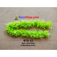 Gambar Bulu Tata dado Hijau apple (BTD 12) dari ikeyashop Kota Surabaya 1 Tokopedia
