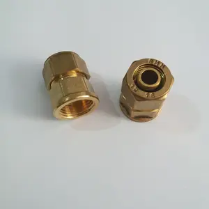 Nepel sambungan pipa Sock nepel air panas dingin kuningan w.heater