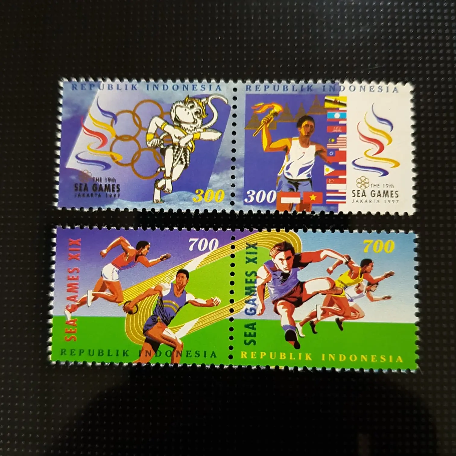 Prangko/Perangko Indonesia 1997. Seri SEA GAMES ke 19. Set