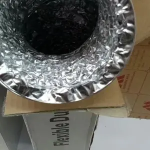 Pipa Exhaust Aluminium 4"/flexibel cerobong asap kompor cooker hood