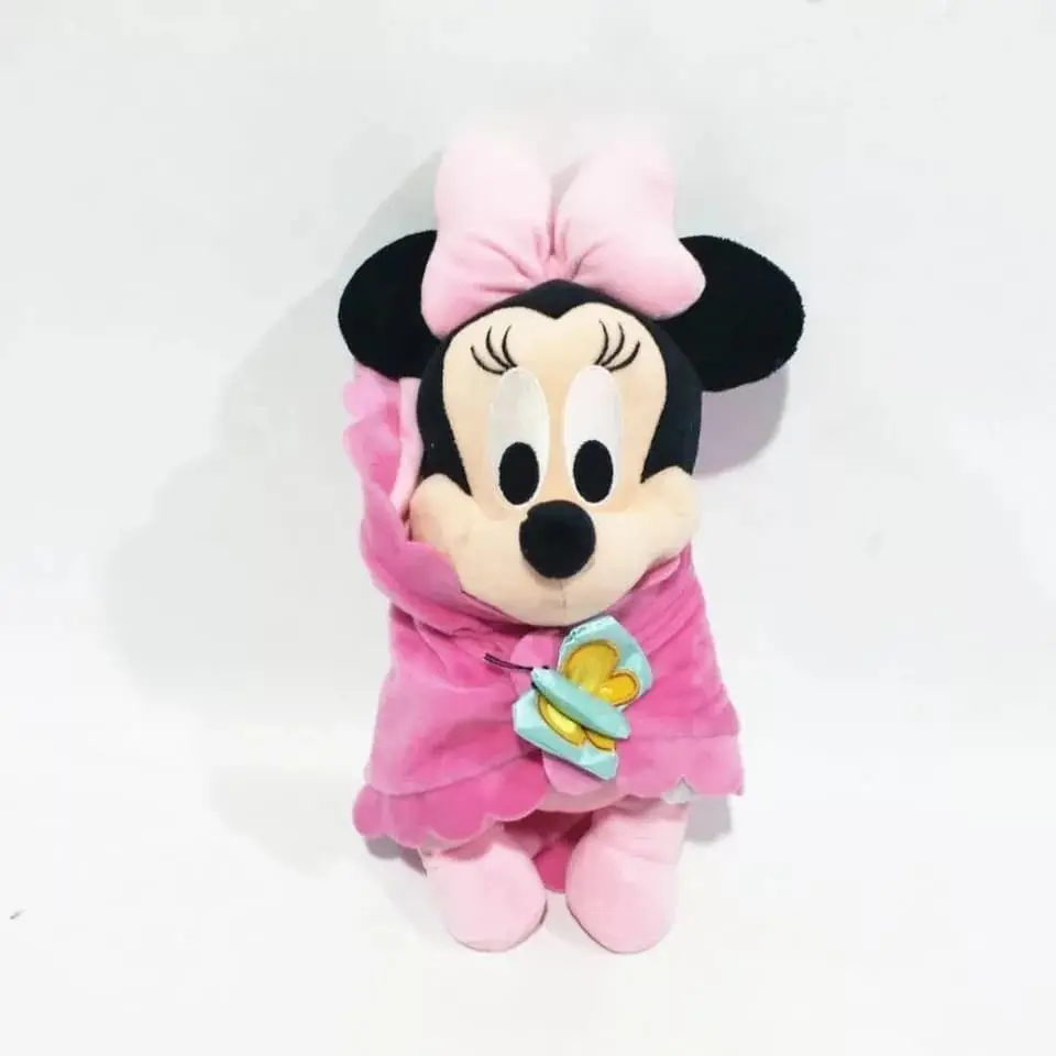 boneka baby minnie mouse blanket original disney